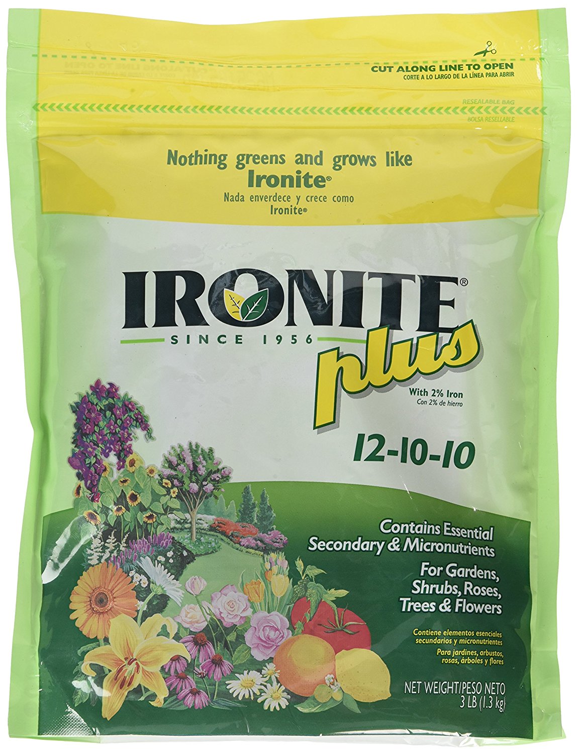 Ironite Plus Lawn and Plant Food 12-10-10 (3 lb)